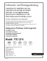 Küppersbusch FTE 127-6 Instructions For Installation And Use Manual preview