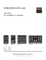 Preview for 1 page of Küppersbusch GKS 3920.0 Instructions For Use Manual