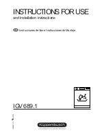 Küppersbusch IGV 689.1 Instructions For Use And Installation Instructions preview