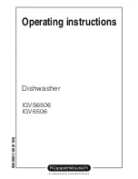 Küppersbusch IGVS6506 Operating Instructions Manual preview