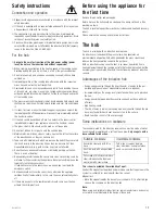 Preview for 4 page of Küppersbusch KCI 907.1E Instructions For Use And Installation Instructions