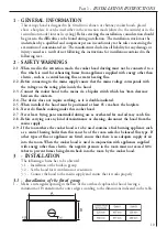 Preview for 10 page of Küppersbusch LB 632.0 WG Installation, Use And Maintenance Handbook