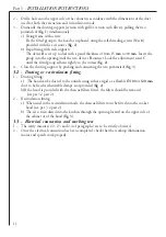 Preview for 11 page of Küppersbusch LB 632.0 WG Installation, Use And Maintenance Handbook