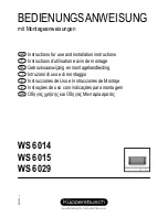 Küppersbusch WS 6014 Instructions For Use Manual preview