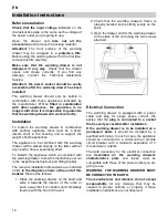 Preview for 4 page of Küppersbusch WS 6014 Instructions For Use Manual