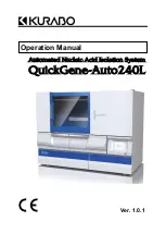 Kurabo QuickGene-Auto240L Operation Manual preview