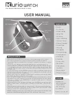 Предварительный просмотр 1 страницы Kurio 05017 User Manual