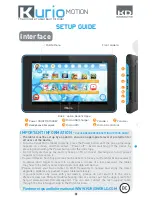 Preview for 1 page of Kurio C15102 Motion Setup Manual