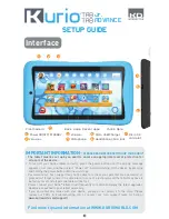 Preview for 1 page of Kurio TAB Jr. Setup Manual