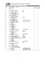 Предварительный просмотр 33 страницы KURIS BOM 101 Operating Instructions And Spare Parts List