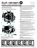 Preview for 1 page of Kurt Versen XTM LED MODULES Installation Instructions