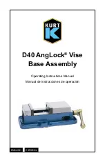 Preview for 1 page of Kurt D40 AngLock Operating Instructions Manual