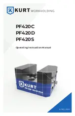 Kurt MaxLock PF420C Operating Instructions Manual предпросмотр