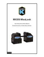 Kurt MX350 MaxLock Operating Instructions Manual предпросмотр