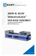 Kurt VERSATILELOCK 3400V Operating Instructions Manual preview