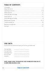 Предварительный просмотр 2 страницы Kurt VERSATILELOCK 3400V Operating Instructions Manual