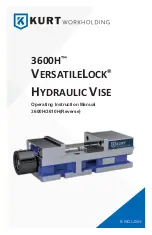 Kurt VERSATILELOCK 3600H Operating Instructions Manual preview