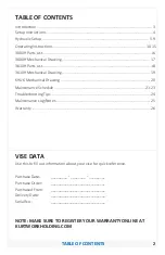 Preview for 2 page of Kurt VERSATILELOCK 3600H Operating Instructions Manual