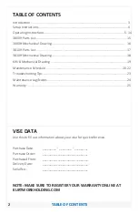 Preview for 2 page of Kurt VersatileLock 3800H Operating Instructions Manual