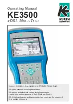 Kurth Electronic 0.49810 Operating Manual предпросмотр