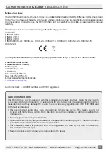 Preview for 3 page of Kurth Electronic 0.49810 Operating Manual