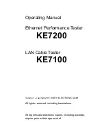 Kurth Electronic KE7100 Operating Manual предпросмотр