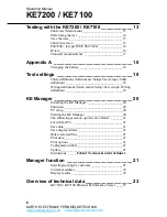 Предварительный просмотр 6 страницы Kurth Electronic KE7100 Operating Manual