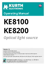 Kurth Electronic KE8100 Operating Manual preview
