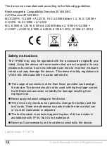 Предварительный просмотр 16 страницы Kurth Electronic TP09D User Manual