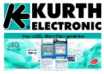 Kurth Electronic xDSL MultiTest KE3550 Manualline предпросмотр