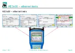 Предварительный просмотр 29 страницы Kurth Electronic xDSL MultiTest KE3550 Manualline