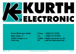 Предварительный просмотр 42 страницы Kurth Electronic xDSL MultiTest KE3550 Manualline