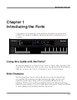 Preview for 16 page of Kurzweil Forte 7 Musician'S Manual