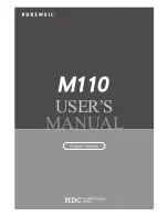 Kurzweil M110 User Manual preview