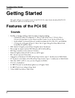 Preview for 2 page of Kurzweil PC4 SE Getting Started Manual