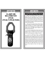 Preview for 2 page of Kusam-meco 2754A Operation Manual