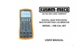 Предварительный просмотр 1 страницы Kusam-meco KM-CAL-907 User Manual