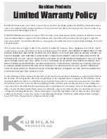 Preview for 10 page of Kushlan 350 Gas Operating Instructions And Parts Manual