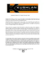 Preview for 13 page of Kushlan 350 Series Operating Instructions Manual