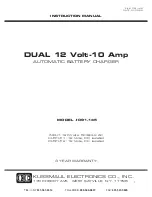 Preview for 1 page of KUSSMAUL 091-145 Instruction Manual