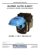 KUSSMAUL 091-182-230 Series Instruction Manual preview