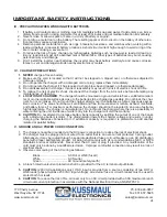 Preview for 4 page of KUSSMAUL 091-263-12-1500 Instruction Manual