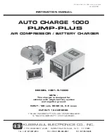 Preview for 1 page of KUSSMAUL AUTO CHARGE 1000 PUMP-PLUS 091-9-1000 Instruction Manual