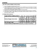 Preview for 4 page of KUSSMAUL AUTO CHARGE DUAL 091-145-12 Instruction Manual