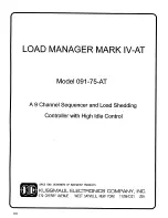 Предварительный просмотр 1 страницы KUSSMAUL Load Manager Mark IV-AT 091-75-AT Manual