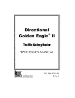 Kustom Signals Directional Golden Eagle II Operator'S Manual предпросмотр