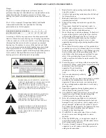 Preview for 3 page of Kustom KDA50 Instructions Manual