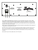 Preview for 7 page of Kustom KDA50 Instructions Manual