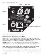 Предварительный просмотр 5 страницы Kustom KPC4P Owner'S Manual