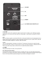 Preview for 5 page of Kustom PA112-S Owner'S Manual